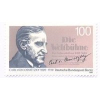 ALEMANHA BERLIN - 1989 - MINT - CENTENÁRIO NASCIMENTO DE CARL VON OSSIETZKY - YT-810 