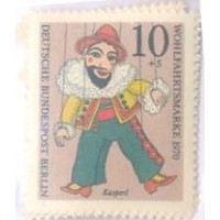 ALEMANHA BERLIN - 1970 - MINT - MARIONETES - 4 SELOS - YT-335/38