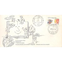 FDC-078 - 1975 - DIA DO LIVRO - CARIMBO CBC + 1º DIA RIO DE JANEIRO - RHM R$ 107,50 (21,50 UFs x R$ 5,00)
