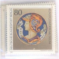 ALEMANHA BERLIN - 1983 - MINT - OBJETOS DE ARTE DOS MUSEUS DE BERLIN - ESCULTURA: CABEÇA DA RAINHA CLEÓPATRA VII - ETC - SÉRIE - 4 SELOS - YT-669/72