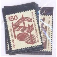 ALEMANHA BERLIN - 1972+73 - NOVO - SÉRIE CORRENTE - PREVENÇÃO DE ACIDENTES - 10p+40p+100p+150p - TOMADA - ESCADA - ETC - 4 SELOS - YT-394/95+397/98 