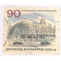 ALEMANHA BERLIN - 1966 - USADO - NOVA BERLIN - 90p PLANETARIUM - ASTRONOMIA - YT-239 - MI-263