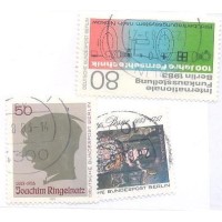ALEMANHA BERLIN - 1983 - USADOS - 3 SELOS ISOLADOS - YT-661/63 - MI-700/02 