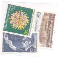 ALEMANHA BERLIN - 1985 - USADOS - 3 SELOS ISOLADOS - YT-699/701 - MI-734+739/40 