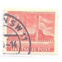 ALEMANHA BERLIN - 1953 - USADO - ESTÁDIO OLIMPÍADAS - MI-113 