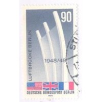 ALEMANHA BERLIN - 1974 - USADO - 25º ANIVERSÁRIO DA PONTE AÉREA DE BERLIN - YT-434 