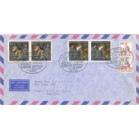 ALEMANHA BERLIN - 1986 - ENVELOPE - NATAL ADORAÇÃO DOS REIS + 1135X2 DA ALEMANHA FEDERAL (1986) ADORAÇÃO DOS REIS + 632X2 (1982) - SELOS REGULARES - YT-730X 2
