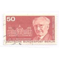ALEMANHA BERLIN - 1975 - USADO - CENTENÁRIO DO NASCIMENTO DE PAULL LOBE POLÍTICP - YT-478