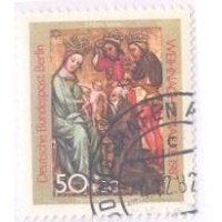 ALEMANHA BERLIN - 1982 - USADO - QUADRO - DO SÉCULO XIV: A ADORAÇÃO DOS REIS MAGOS - YT-649