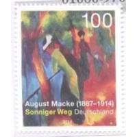 ALEMANHA BERLIN - 2014 - MINT - AUGUST MACKE 