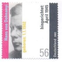 ALEMANHA BERLIN - 2002 - CENTENÁRIO DO NASCIMENTO DE HANS VON DOHNANYI - YT-2065