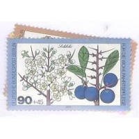 ALEMANHA BERLIN - 1979 - MINT - FLORES - PRO OBRAS BENEFICIENTES - SÉRIE 4 SELOS - YT-568/71