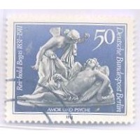 ALEMANHA BERLIN - 1980 - USADO - O AMOR E PSIQUÉ - ESCULTURA DE REINHOLD BEGAS - (1831-1911) - YT-608