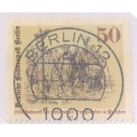 ALEMANHA BERLIN - 1982 - USADO - 150 ANOS DA CHEGADA DOS IMIGRANTES DE SALZBURG NA PRÚSSIA - YT-628
