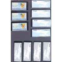 SE-59/69 - MINT - SELOS ETIQUETAS - AUTO ADESIVOS - AUTÔMATOS - ANO COMPLETO 2007 - RHM R$ 168,50 (33,70 UFs)