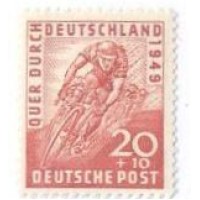 ALEMANHA BIZONA - 1949 - VOLTA CICLISTA DA ALEMANHA - SÉRIE 2 SELOS - NOVOS S- GOMA - YT-74/75 