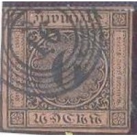 ALEMANHA - 1851 - USADO - SELO CIFRAS - YT-04