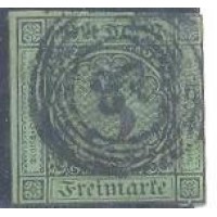 ALEMANHA - 1851 - USADO - SELO CIFRAS - YT-06