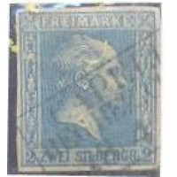 ALEMANHA - 1858 - USADO - FREDERICO GUILHERME IV - YT-12