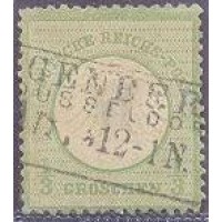 ALEMANHA - 1872 - USADO - ÁGUIA EM RELEVO - YT-02