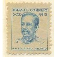 R-434C - 1942 - FLORIANO PEIXOTO - 5000 RÉIS - NOVO - GOMADO - CHARNEIRA - PONTOS DE OXIDAÇÃO - RHM R$ 2.125,00 (425 UFs X R$ 5,00)