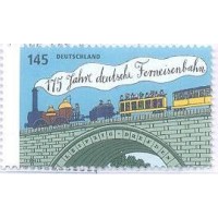 ALEMANHA - 2014 - MINT - 175 JAHVE DEUTSCHE FERNEISENBAHN