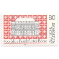 ALEMANHA FEDERAL - 1985 - 400º ANIVERSÁRIO DA BOLSA DE VALORES DE FRANKFURT - MINT - YT-1089 