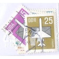 ALEMANHA DDR - 1982-1987 - USADO - TODOS OS SELOS AÉREOS DESTE PERÍODO - YT-A-08/16