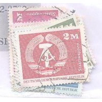 ALEMANHA DDR - 1973-1974 - USADO - SÉRIE CORRENTE CONSTRUÇÕES SOCIALISTAS - SÉRIE 15 SELOS - YT-1500/1513 + 1645 