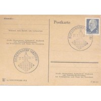 ALEMANHA DDR - CARTA POSTAL SELADA C/ CARIMBO DE LODRE7 27/02/64 