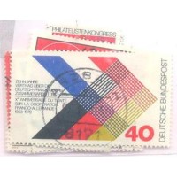 ACUMULAÇÃO  ALEMANHA FEDERAL - 1973 - USADOS - 26 SELOS 