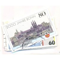 ALEMANHA FEDERAL - 1989 - ACUMULAÇÃO - 24 SELOS - USADOS