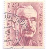 ALEMANHA FEDERAL - 1956 - USADO - ANIVERSÁRIO DA MORTE DO ESCRITOR THOMAS MANN - YT-113 - MI-237