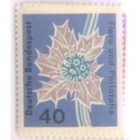 ALEMANHA FEDERAL - 1963 - MINT - EXPOSIÇÃO FLORA E FILATELIA - FLORES C/ UMA ORQUÍDEA - 4 SELOS - YT-264/267 