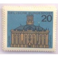 ALEMANHA FEDERAL - 1961-65 - MINT - CAPITAIS DOS ESTADOS DA ALEMANHA FEDERAL - EDIFÍCIOS HISTÓRICOS - MONUMENTOS - PORTOS - NAVIOS - ETC - SÉRIE 12 SELOS - YT-288/295 D