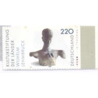 ALEMANHA FEDERAL - 1999 - FUNDAÇÃO CULTURAL DE LANDER ESCULTURAS - SÉRIE 2 SELOS NOVOS - UM MINT E OUTRO C/ PONTINHO DE FERRUGEM - YT-1895/96 