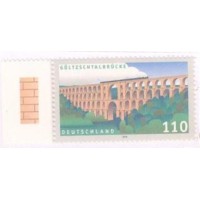 ALEMANHA FEDERAL - 1999 - MINT - PONTE FERROVIÁRIA DO VALE DE GOLTZSCH - TREM - YT-1914 