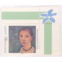ALEMANHA FEDERAL - 1996 - MINT - TEMA EUROPA MULHERES CÉLEBRES - AUTORETRATO E ESCULTURA - SÉRIE 2 SELOS - YT-1686/1687