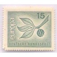 ALEMANHA FEDERAL - 1965 - MINT - TEMA EUROPA: RAMO DE OLIVEIRA - SÉRIE 2 SELOS - YT-350/351 