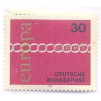 ALEMANHA FEDERAL - 1971 - NOVO - NOVA REGULAMENTAÇÃO RODOVIÁRIA - CARROS - SINALIZAÇÃO - FAIXA PARA PEDESTRE - SÉRIE 4 SELOS - YT-534/37