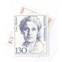 ALEMANHA FEDERAL - 1988 - MINT - SÉRIE CORRENTE MULHERES DA HISTÓRIA ALMÃ: CILLY AUSSEM CAMPEÃ DE TÊNIS - LISE MEINTER FÍSICA 2 SELOS - YT-1192+1193