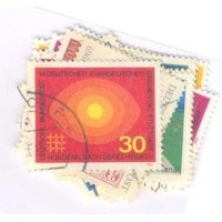 ALEMANHA FEDERAL - 1969-70 - USADO - CONJUNTO COM 13 SELOS COMEMORATIVOS - YT-458+466+467+493+499+500+530+534+536+539+548+549+579 