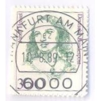 ALEMANHA FEDERAL - 1989 - USADO - SÉRIE CORRENTE - MULHERES DA HISTÓRIA ALEMÃ - YT-1264/65 