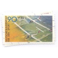 ALEMANHA FEDERAL - 1981 - USADO - PRÓ ESPORTE - REMO E VOO A VELA - SÉRIE 2 SELOS - YT-926/27 