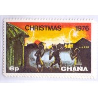 GHANA - 1976 - MINT - NATAL - FESTAS TIPICAS DE GHANA - SÉRIE 4 SELOS - YT-573/76 