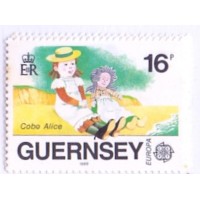 GUERNSEY - 1989 - MINT - TEMA EUROPA BRINCADEIRAS INFANTIS - SÉRIE 3 SELOS - YT-451/453 