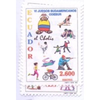 EQUADOR - 1998 - MINT - 6º JOGOS SULAMERICANOS - SÉRIE 3 SELOS - YT-1425/27