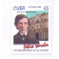 CUBA - 2003 - MINT - 150 ANOS DA MORTE DO PADRE FELIX VARELA - YT-4076 