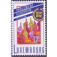 LUXEMBURGO - 1989 - MINT - 3ª ELEIÇÃO DOS MEMBROS DO PARLAMENTO EUROPEU - MÃOS ERGUIDAS - YT-1172