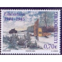 LUXEMBURGO - 2004 - MINT - 60 ANOS DA BATALHA DAS ARDENNES - YT-1607